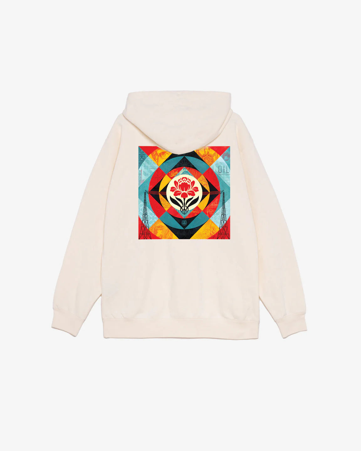 Geometric Power Canvas Premium Hoodie