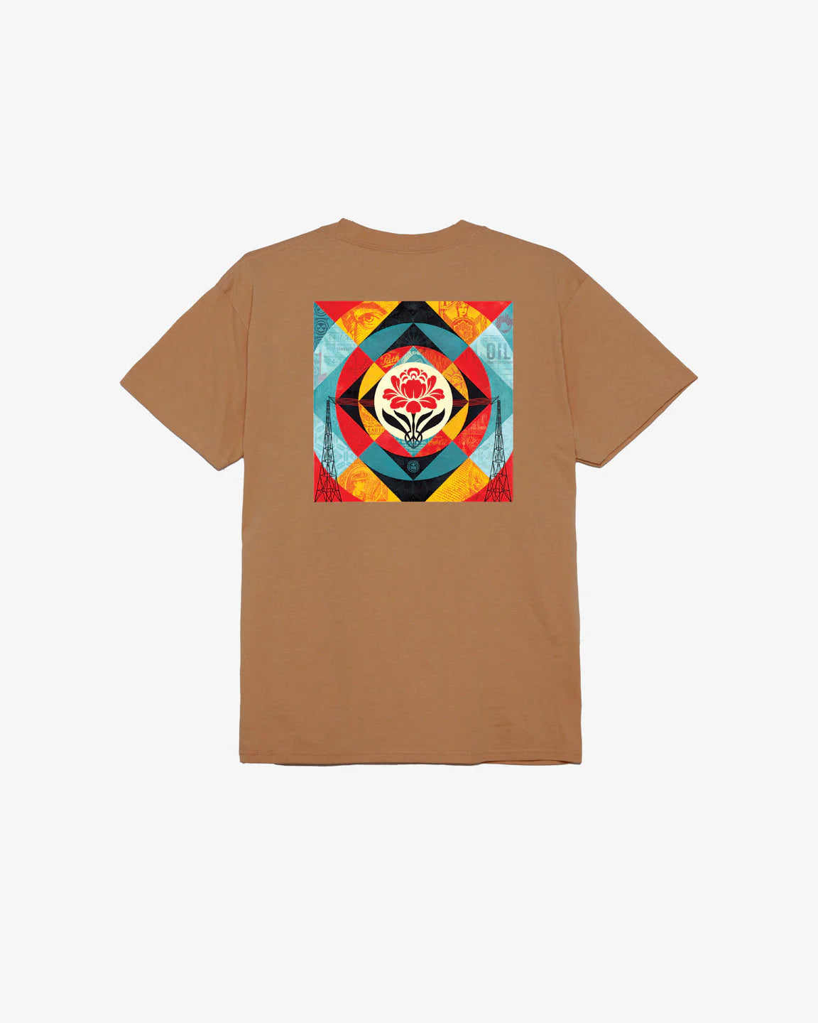 Geometric Power Canvas Tee