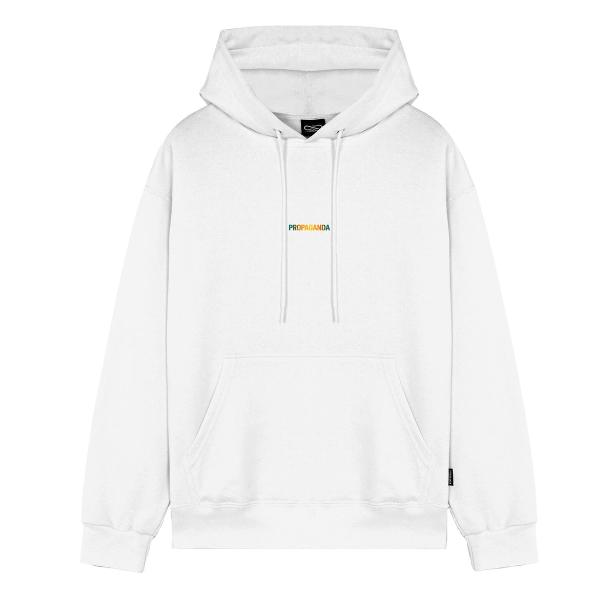 Ribs Gradient Hoodie white