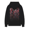 Ribs Coral Hoodie Black