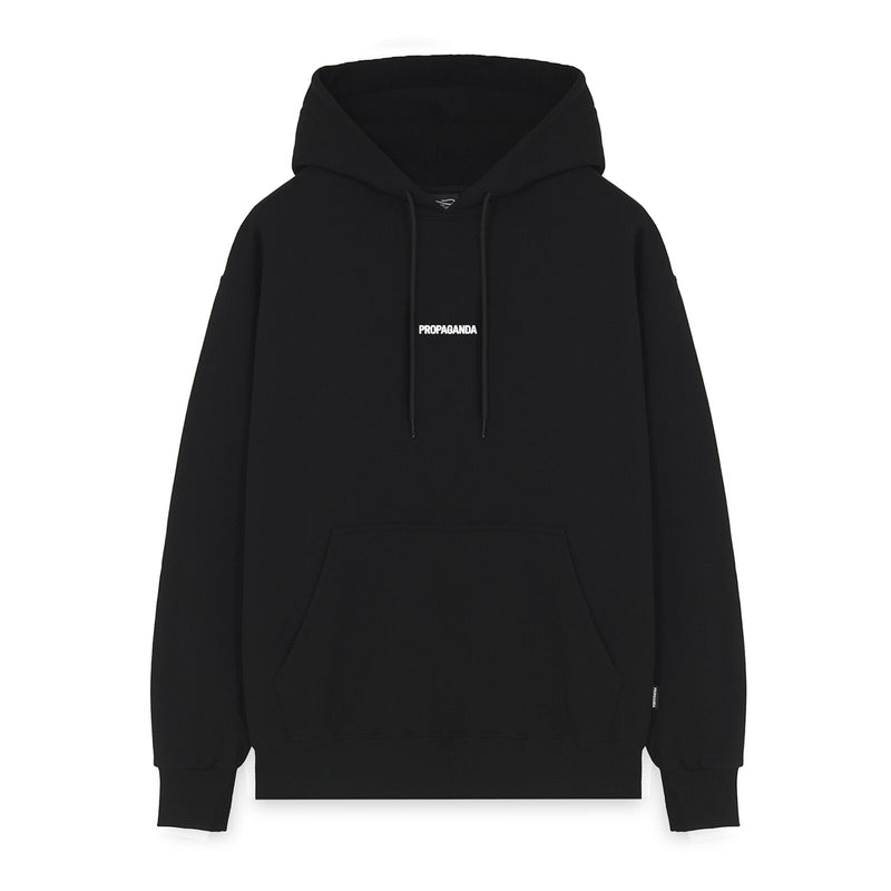 Ribs Coral Hoodie Black