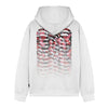 Ribs Coral Hoodie White