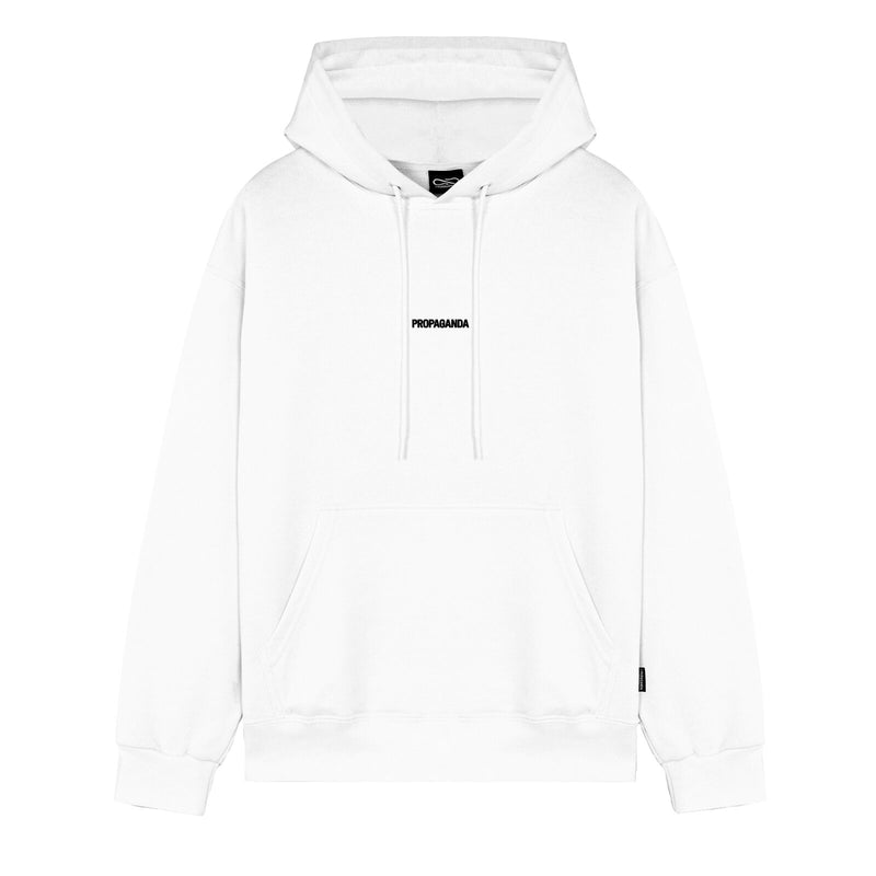 Ribs Coral Hoodie White