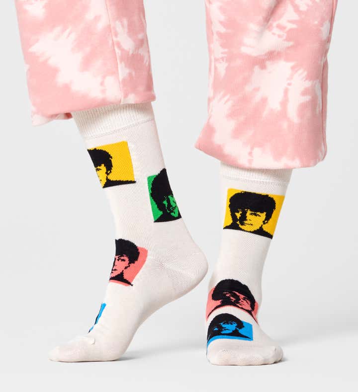 Beatles Silhouettes Sock