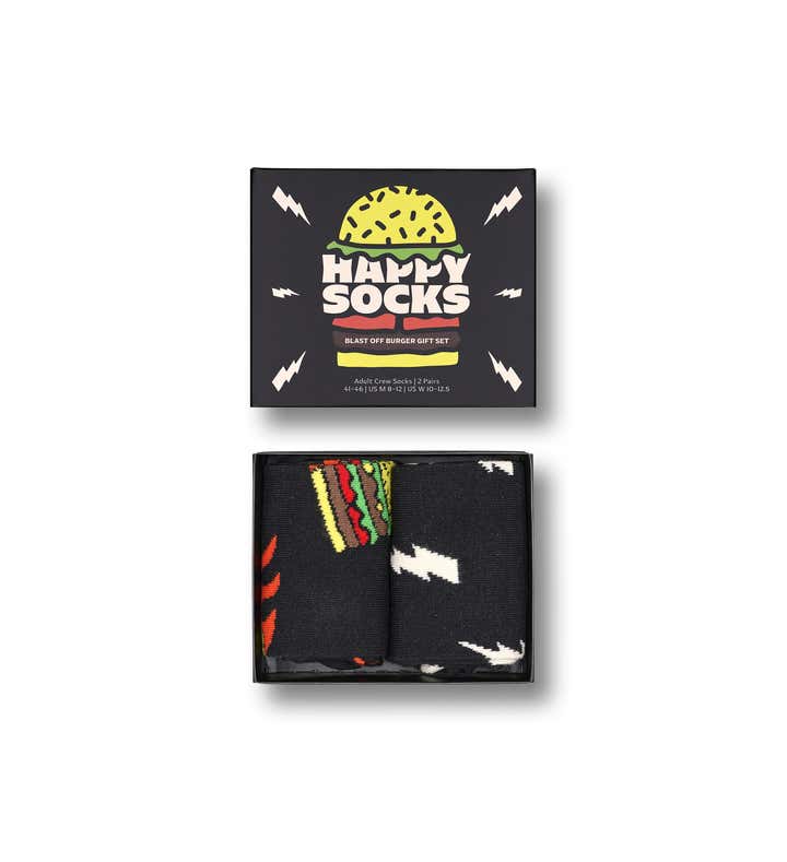 2-Pack Blast Off Burger Socks Gift Set