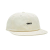 Bold Twill 6 Panel Strapback