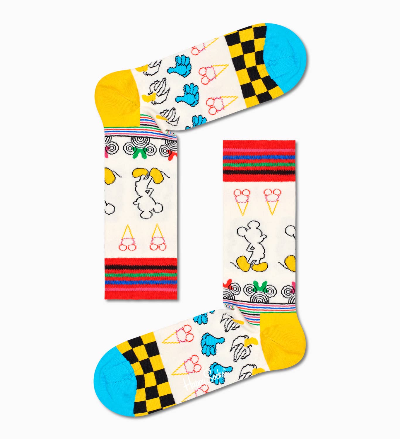 Happy Socks Sunny Sketch Socks - Hinky Concept Store